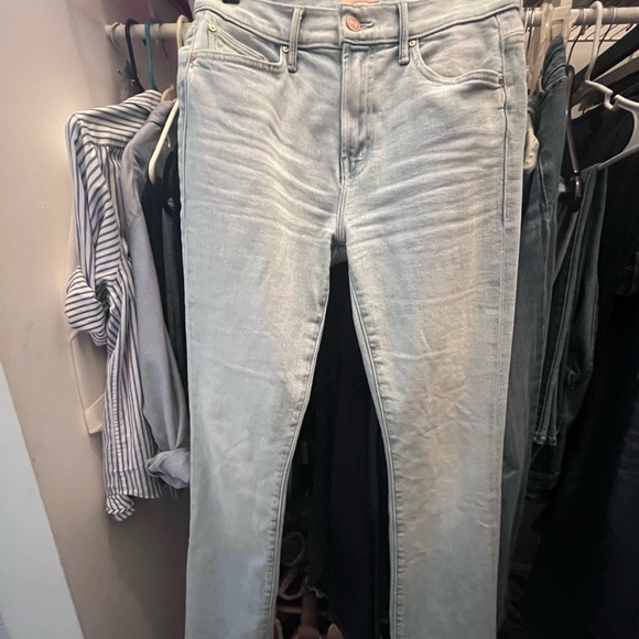 LiL MOTHER JEANS Light Blue Flare & Wide Leg Jeans. Size 26 - Picture 6 of 7